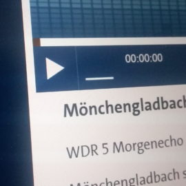 "Mönchengladbach plant das perfekte Rentnerviertel" - UrbanLife+ im WDR 5 Morgenecho