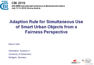 UrbanLife+ auf der 20th IEEE International Conference on Business Informatics